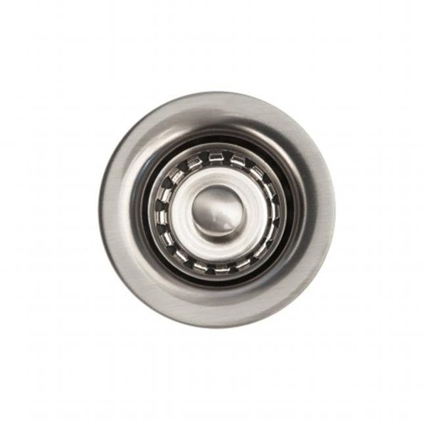 Premier Copper Products Premier Copper Products D-133BN 2 in. Bar Basket Strainer Drain - Brushed Nickel D-133BN